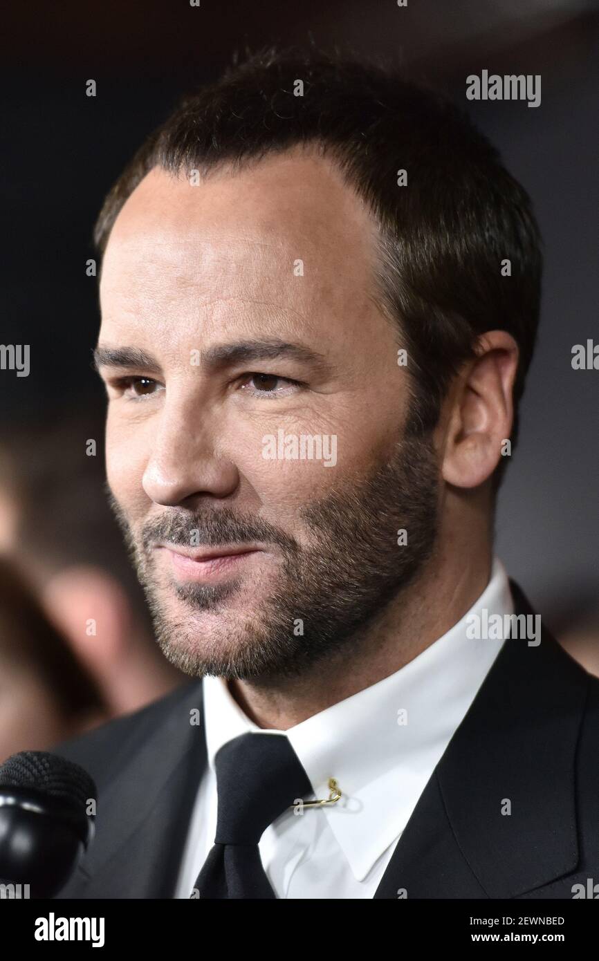 Director Tom Ford attends the "NOCTURNAL ANIMALS" Premiere at The Paris  Theatre in New York, NY, on November 17, 2016. (Photo by Anthony Behar) ***  Please Use Credit from Credit Field *** Stock Photo - Alamy