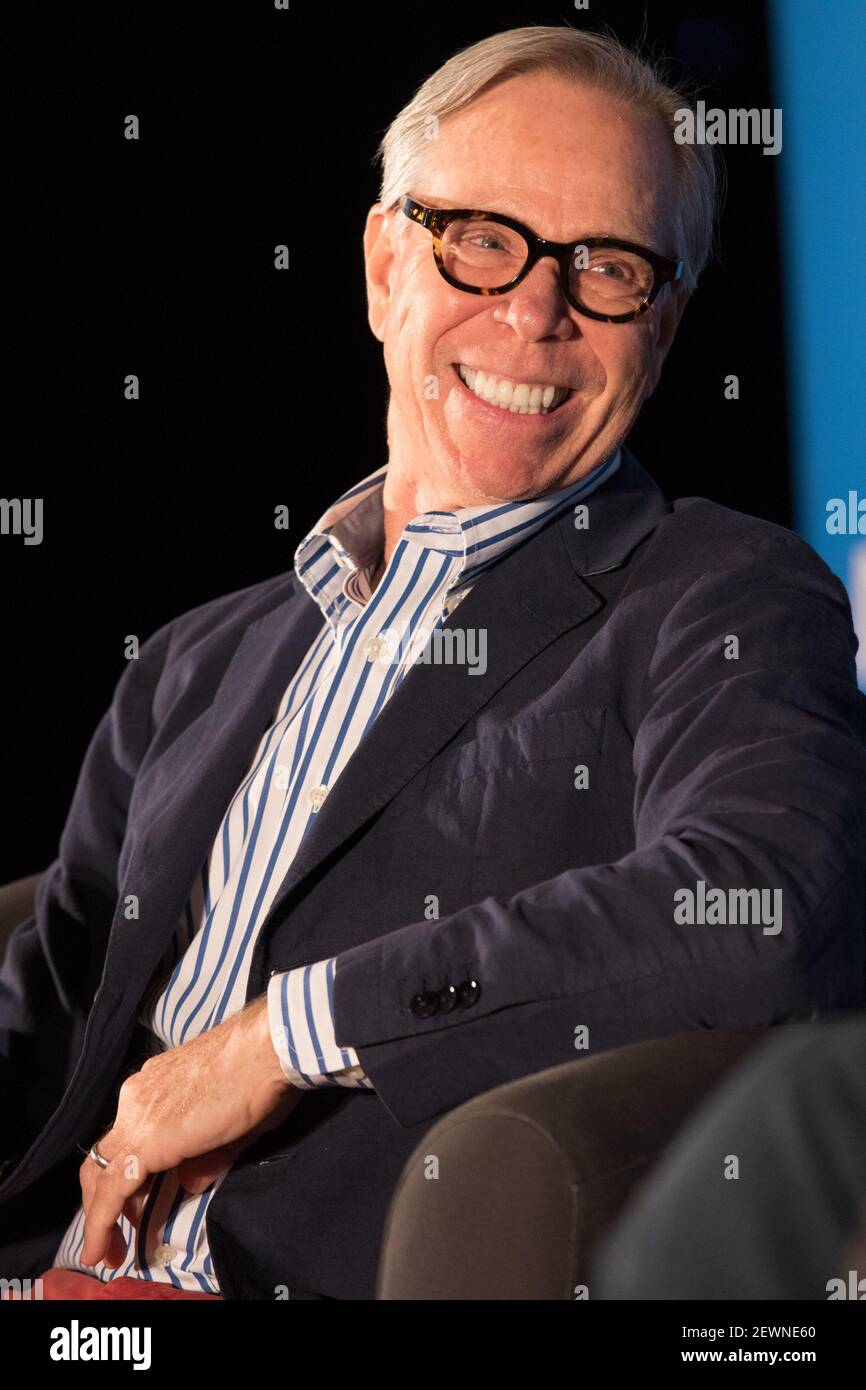 Tommy Hilfiger is seen during Tommy Hilfiger book presentation American  Dreamer: My Live in Fashion & Business at the Miami Book Fair on November  20, 2016 in Miami, Florida Stock Photo - Alamy