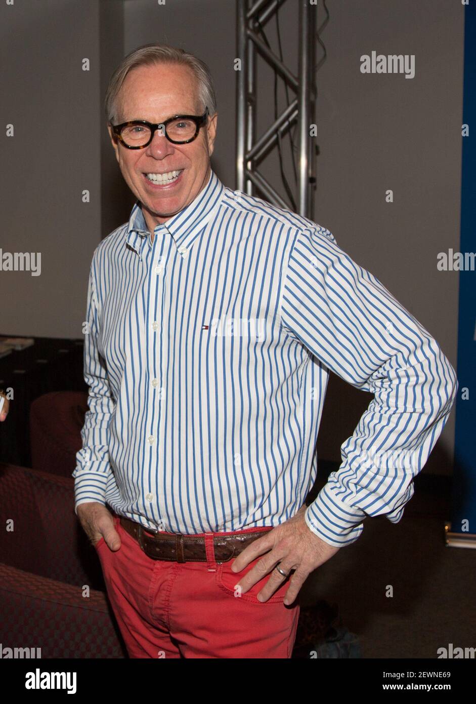 Tommy Hilfiger is seen during Tommy Hilfiger book presentation American  Dreamer: My Live in Fashion & Business at the Miami Book Fair on November  20, 2016 in Miami, Florida Stock Photo - Alamy