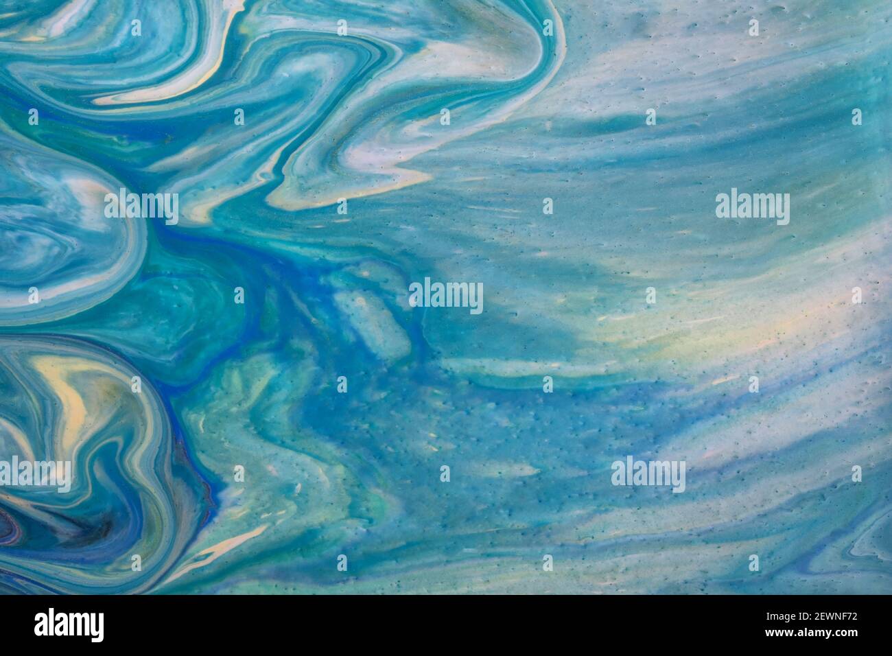 Abstract fluid art background light blue and white colors. Liquid ...
