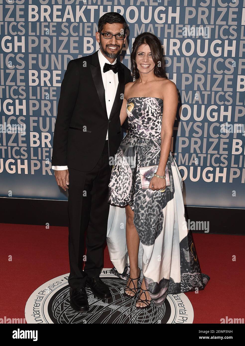 MOUNTAIN VIEW, CA DECEMBER 4 Google CEO Sundar Pichai and wife