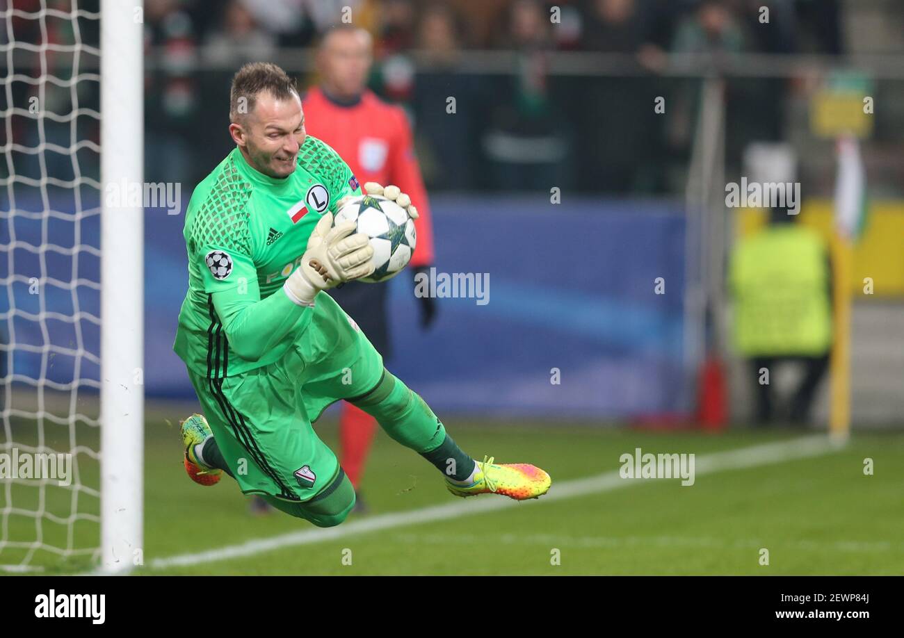 07.12.2016, Warszawa, Arkadiusz Malarz (Legia), Legia Warsaw Sporting