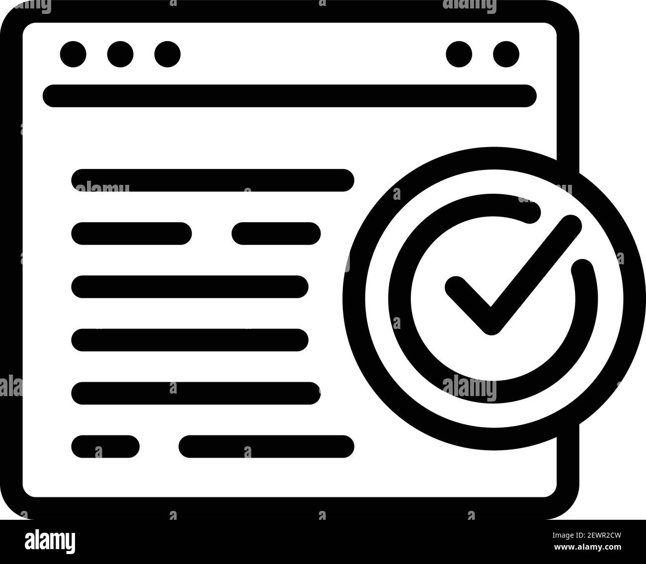 Online privacy icon. Outline online privacy vector icon for web design ...