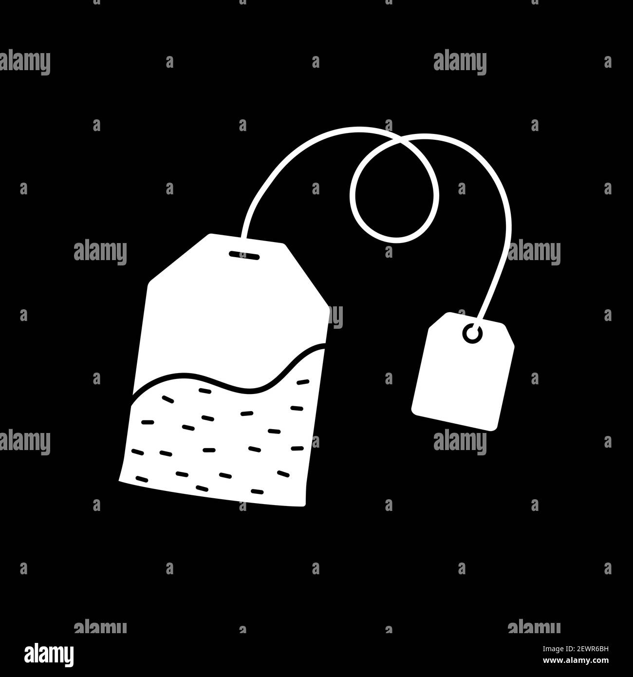 Tea bag string Stock Vector Images - Alamy