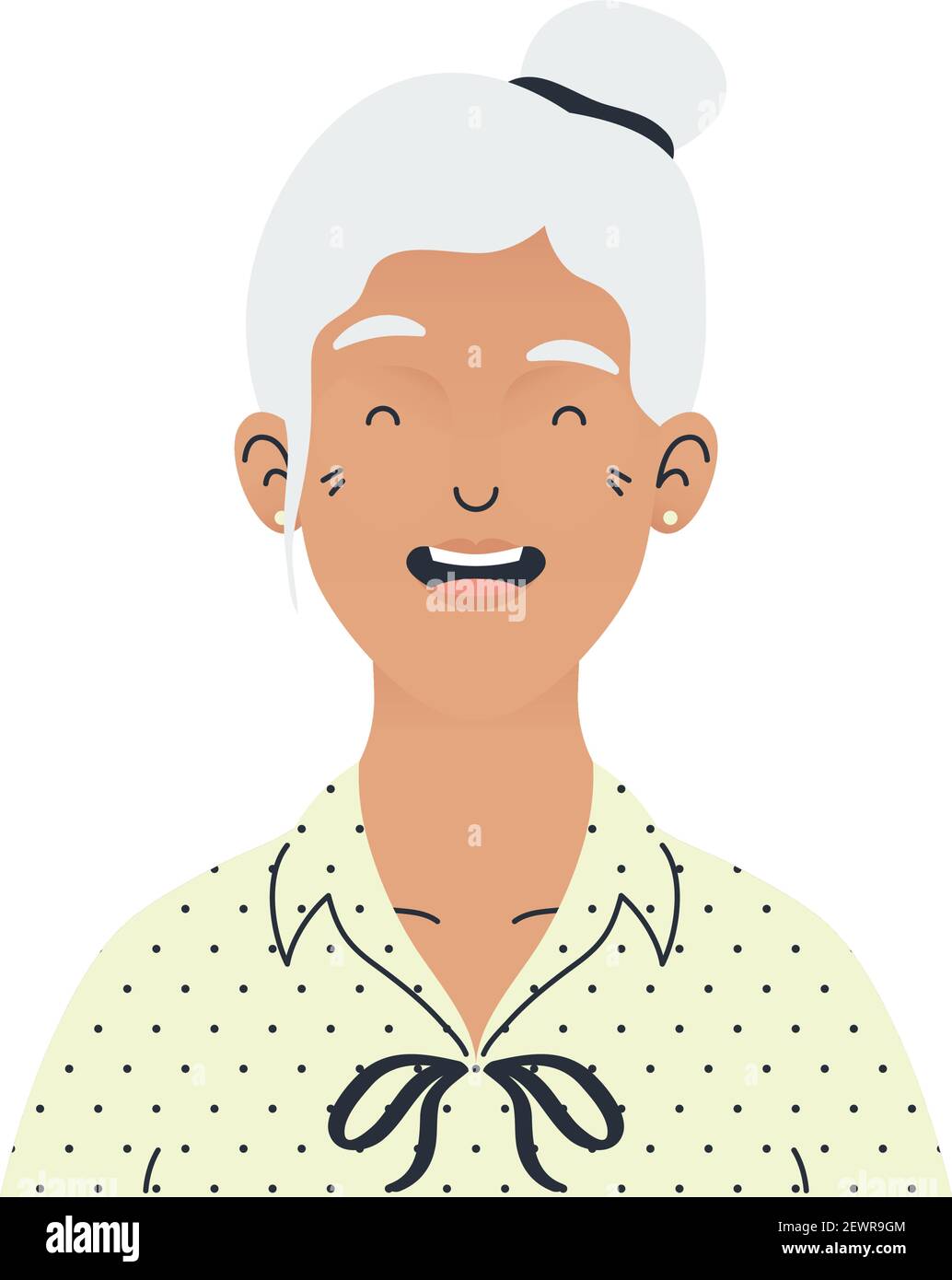 old woman avatar character icon Stock Vector Image & Art - Alamy