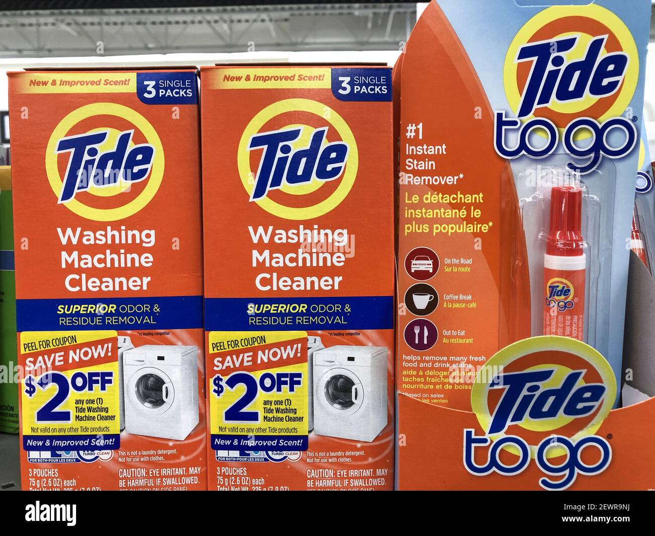 Tide Washing Machine Cleaner 4 single Packs