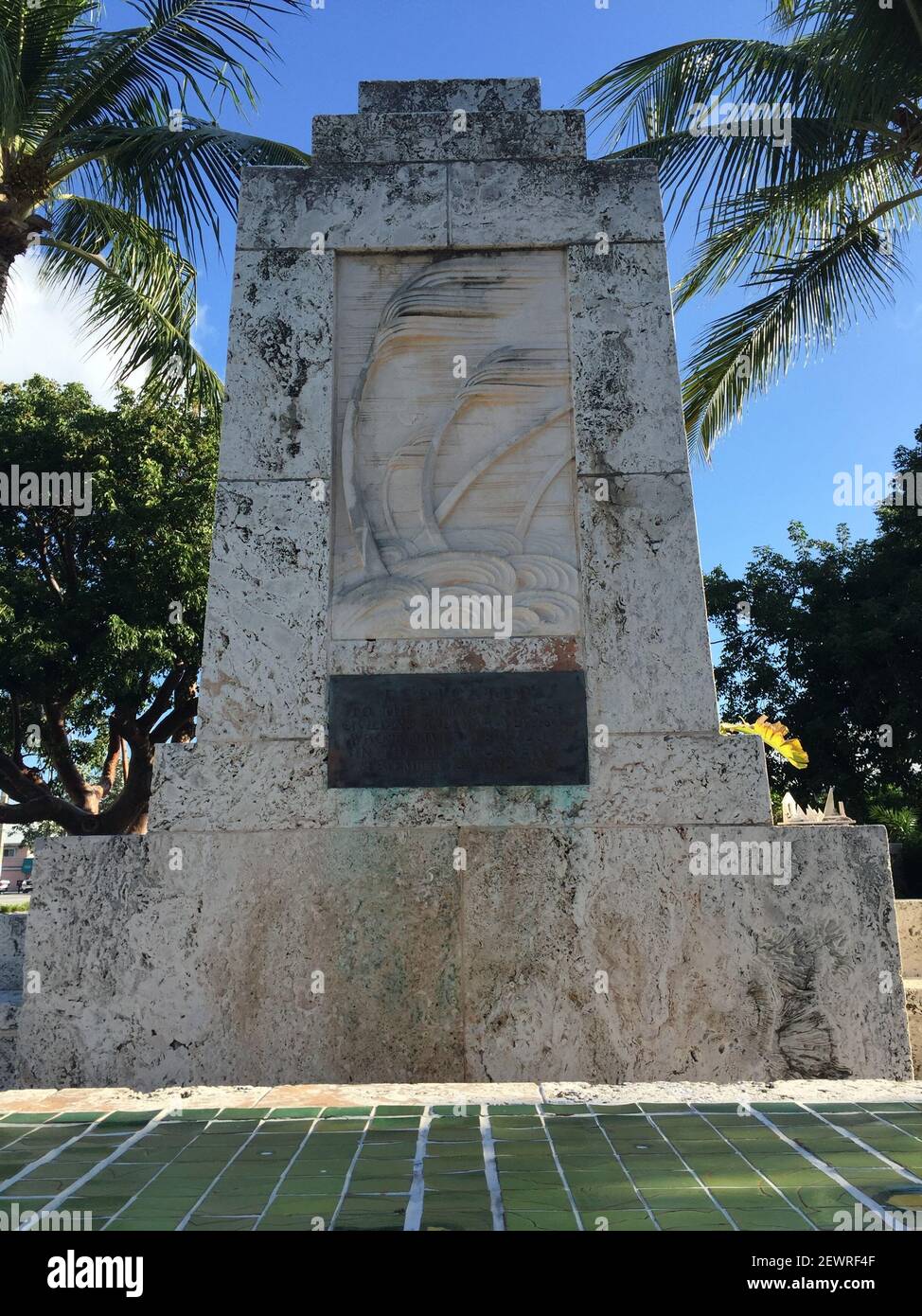 A hurricane memorial in Islamorada, Fla., is dedicated to the hundreds