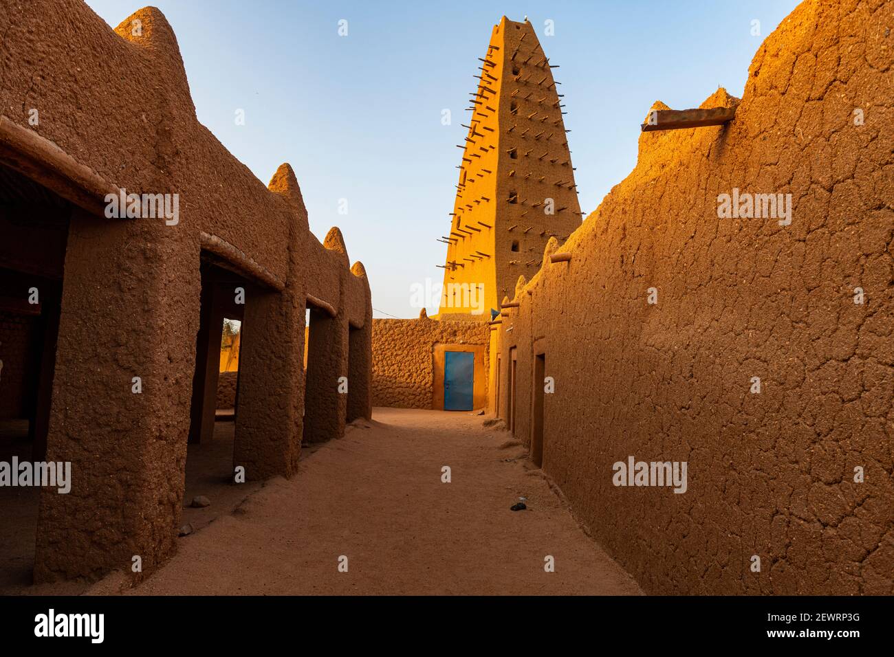 Grand Mosque of Agadez, UNESCO World Heritage Site, Agadez, Niger, Africa Stock Photo