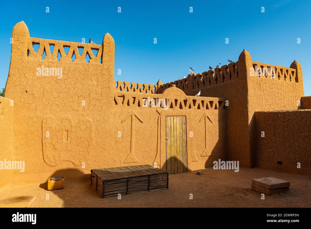 Historic center of Agadez, UNESCO World Heritage Site, Niger, Africa Stock Photo