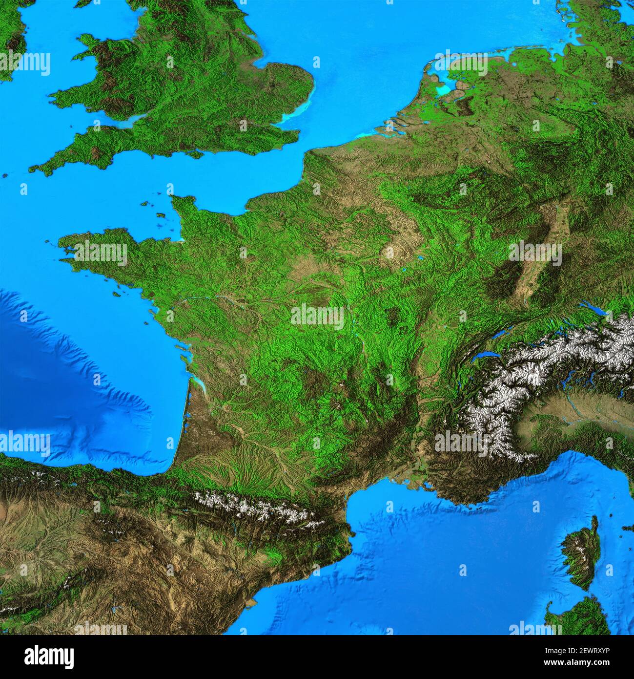 Illustration france geography map atlas hires stock photography and