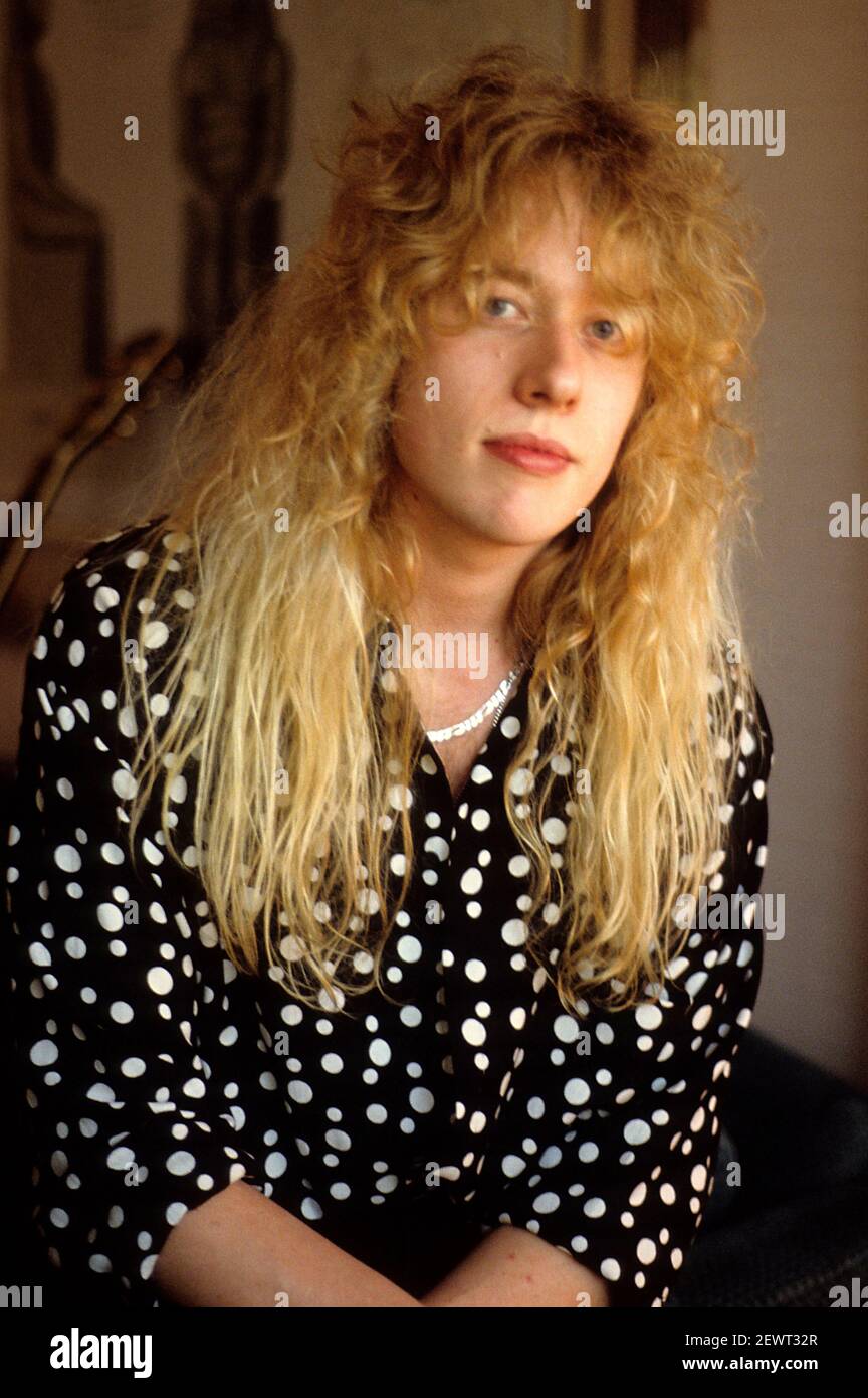 Steelheart's John Fowler on a photoshoot at a hotel. London, May 22