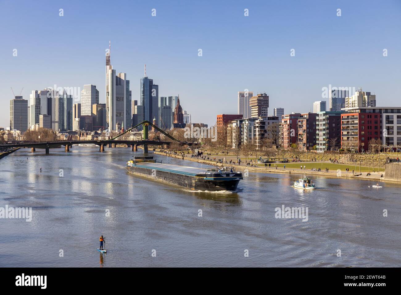 Frankfurt at the main river hi-res stock photography and images - Alamy