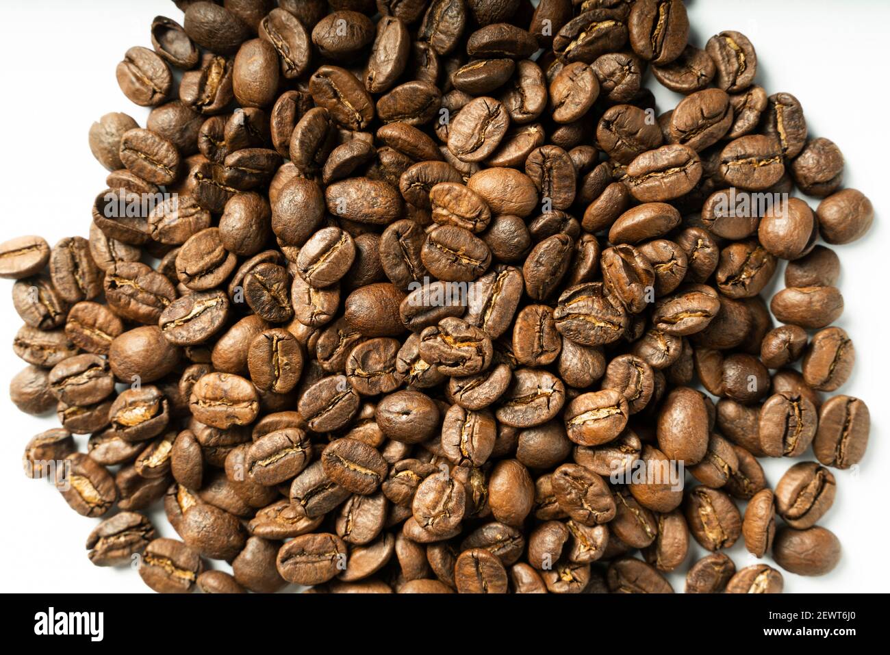 cup of coffee with beans Stock Photo