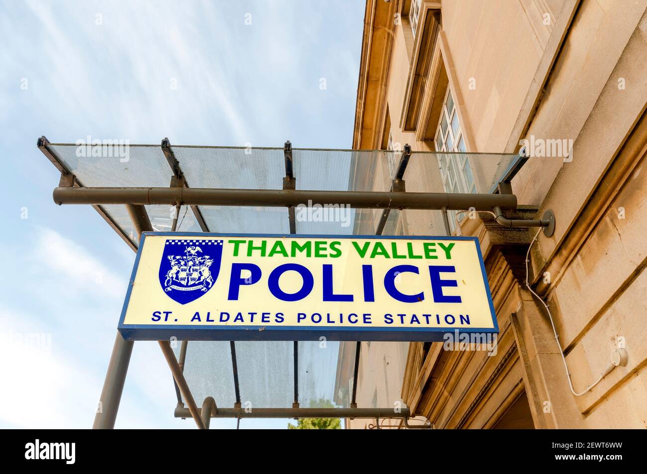 Police Station in Oxford, Thames Valley Police Stock Photo