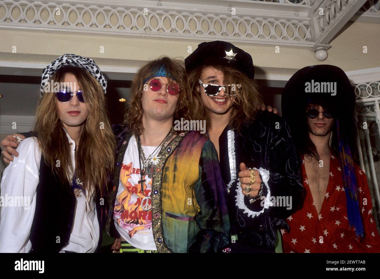 Vik Fox, Chip Z'nuff, Donnie Vie and Derek Frigo from Enuff Z'Nuff