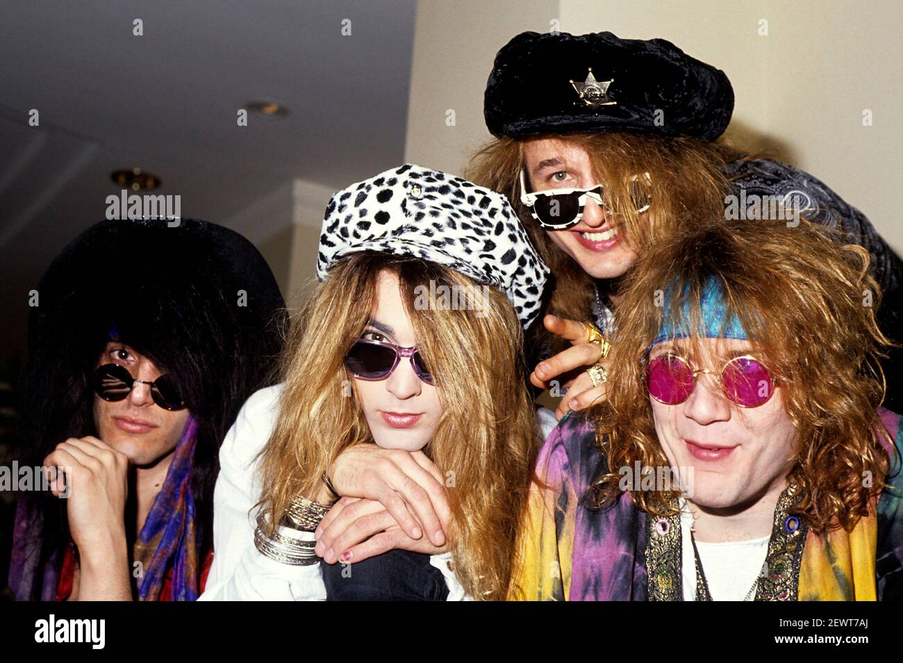 Derek Frigo, Vik Fox, Chip Z'nuff and Donnie Vie from Enuff Z'Nuff at a