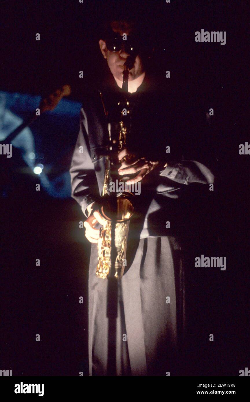 Clock DVA live at the 'POP! Goes the Easel 'Festival at the Institute