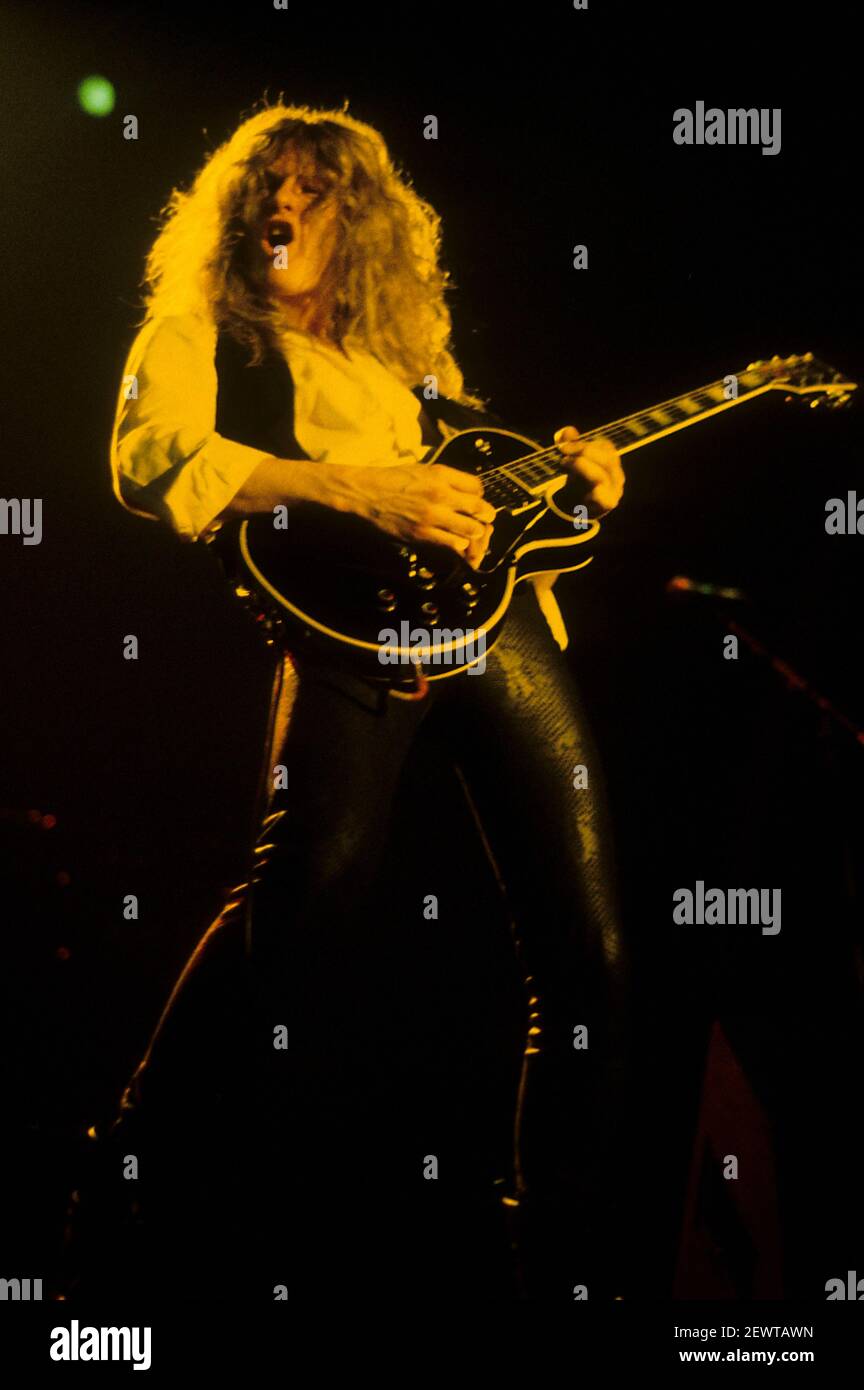 Whitesnake's John Sykes performing live at a 'Slide it in