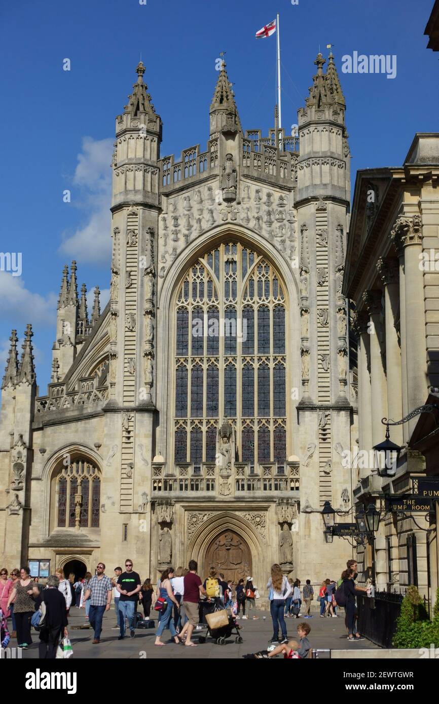 Bath Abbey Bath Somerset England UK Stock Photo Alamy