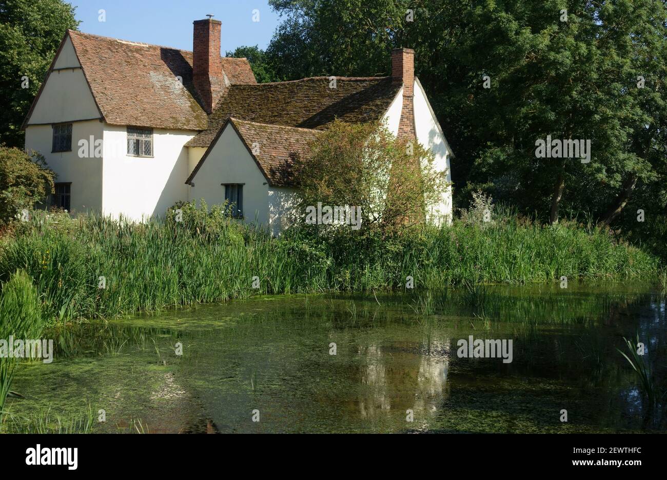 Willy Lott's House Flatford Mill area Suffolk England UK Stock Photo