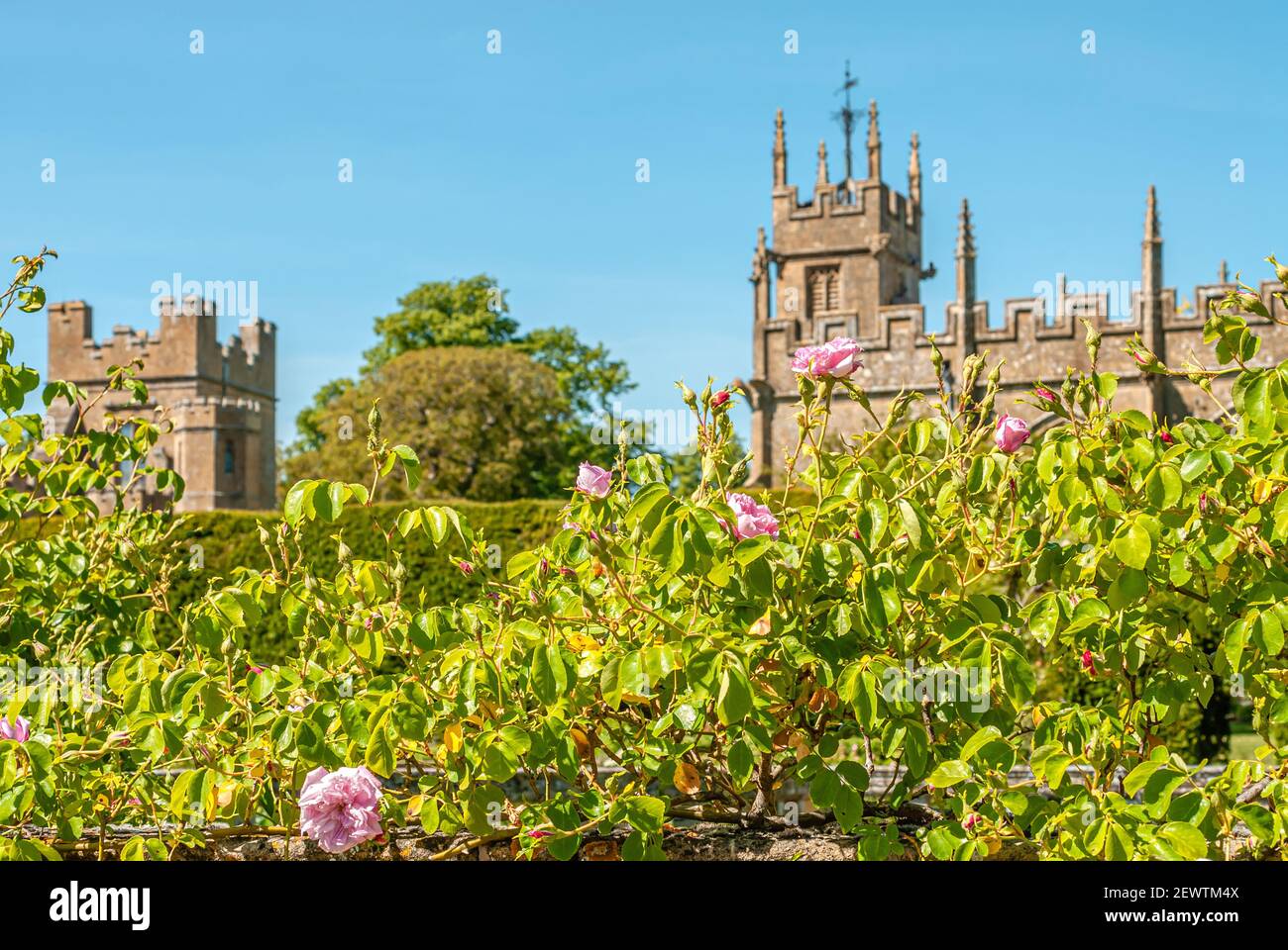 Sudeley Castle located near Gloucestershire, England Stock