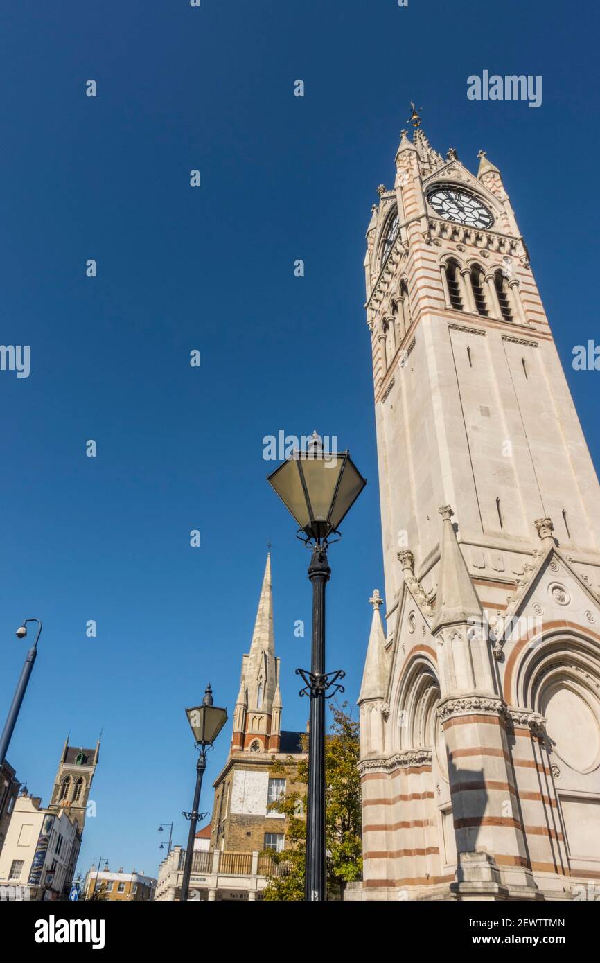 The clock dedicated to Queen Victoria, Situated at the junction of