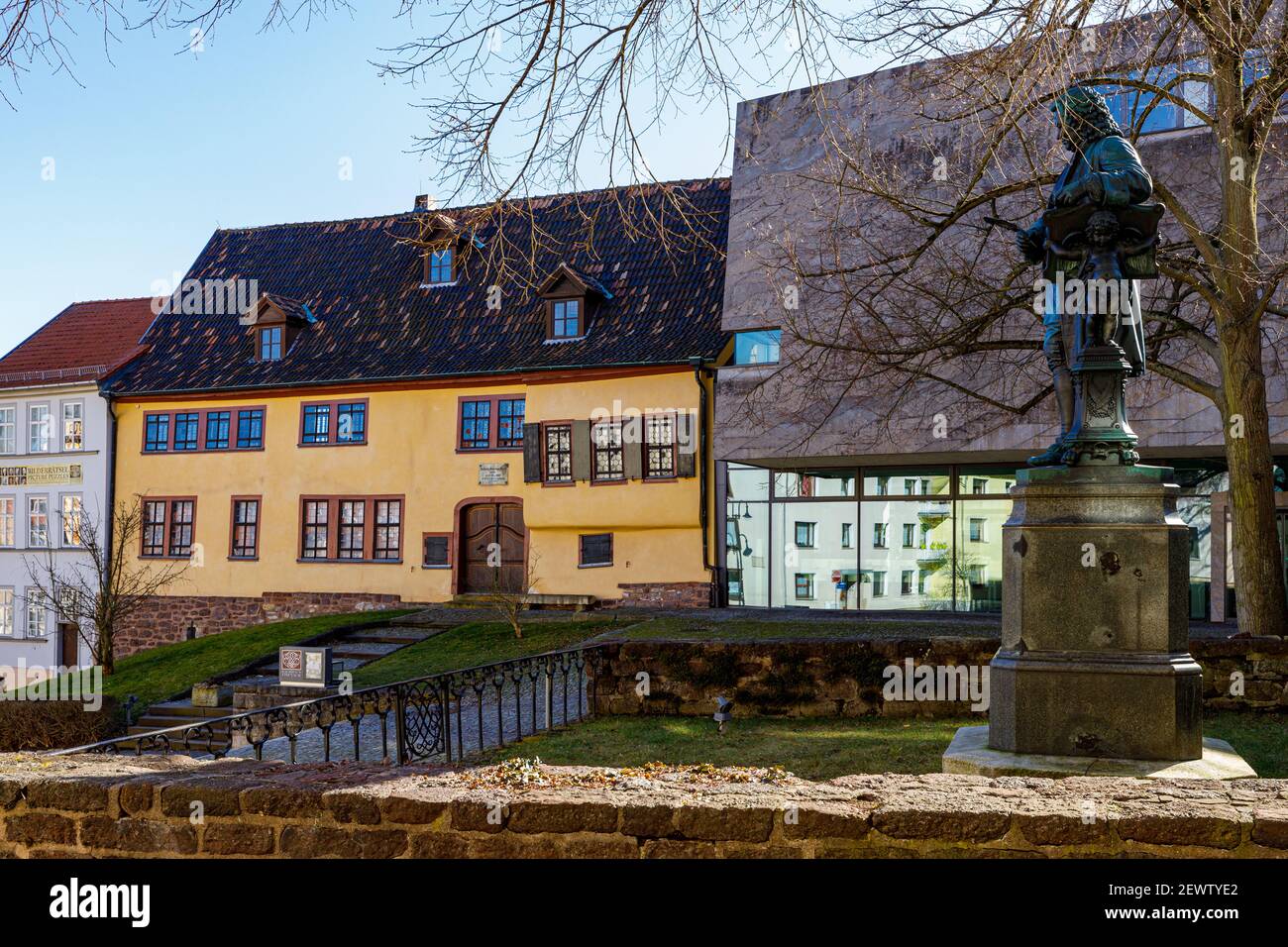 The house of Johann Sebastian Bach in Eisenach Thuringia Stock Photo