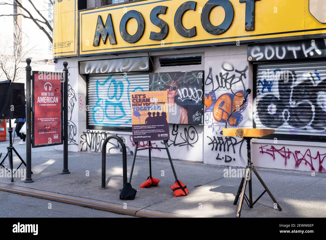 New York, NY March 3, 2021 Police Commissioner Dermot Shea press