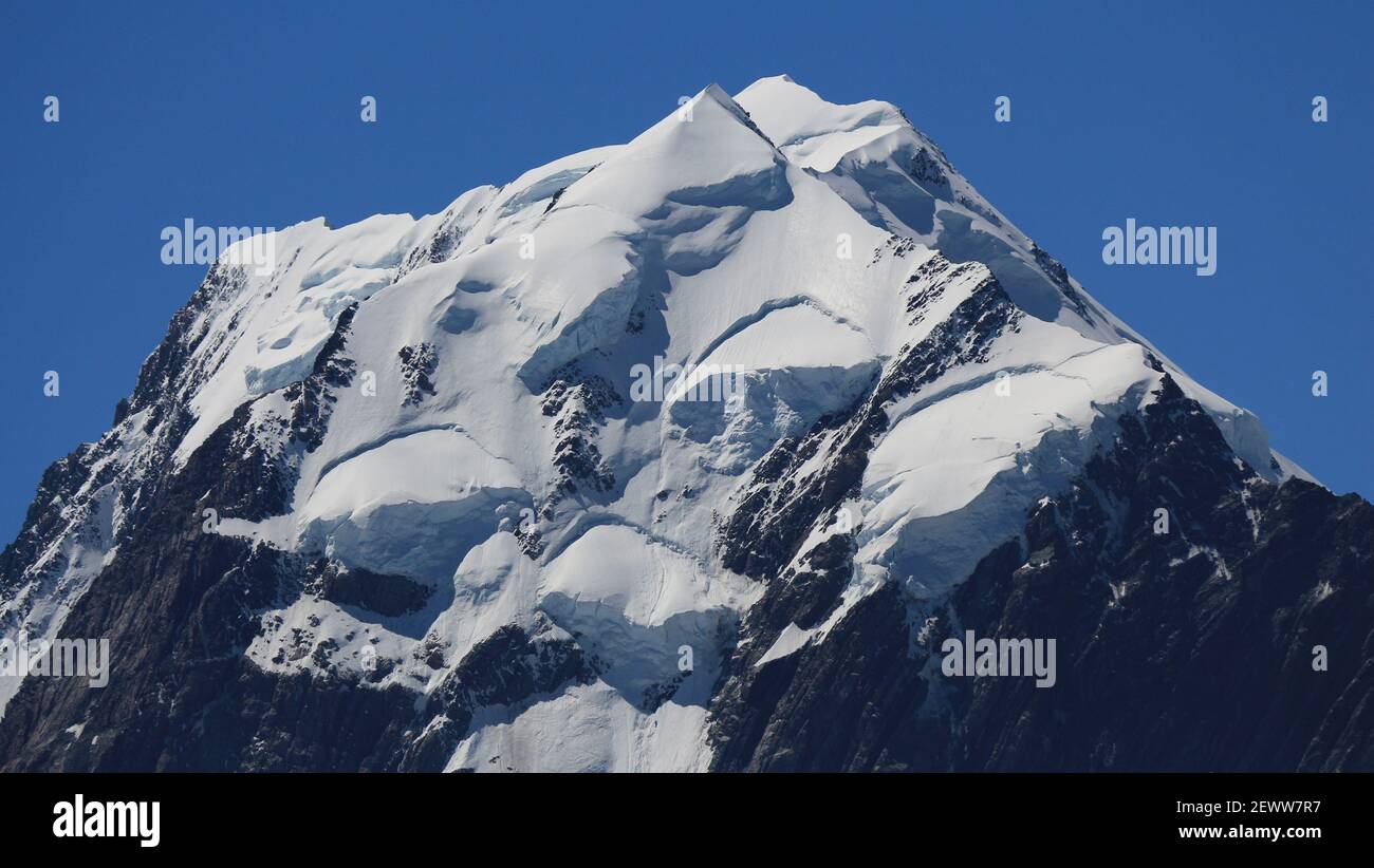 Mount cook glacier hi-res stock photography and images - Alamy
