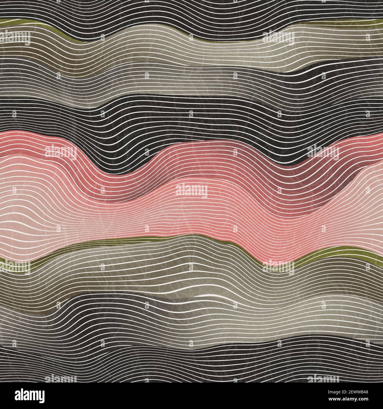 Seamless natural landscape hill pattern for print Stock Photo - Alamy