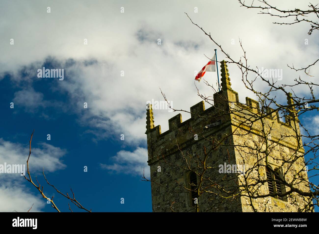 Saint Lawrence's Church, Stratford SubCastle, Salisbury Stock Photo