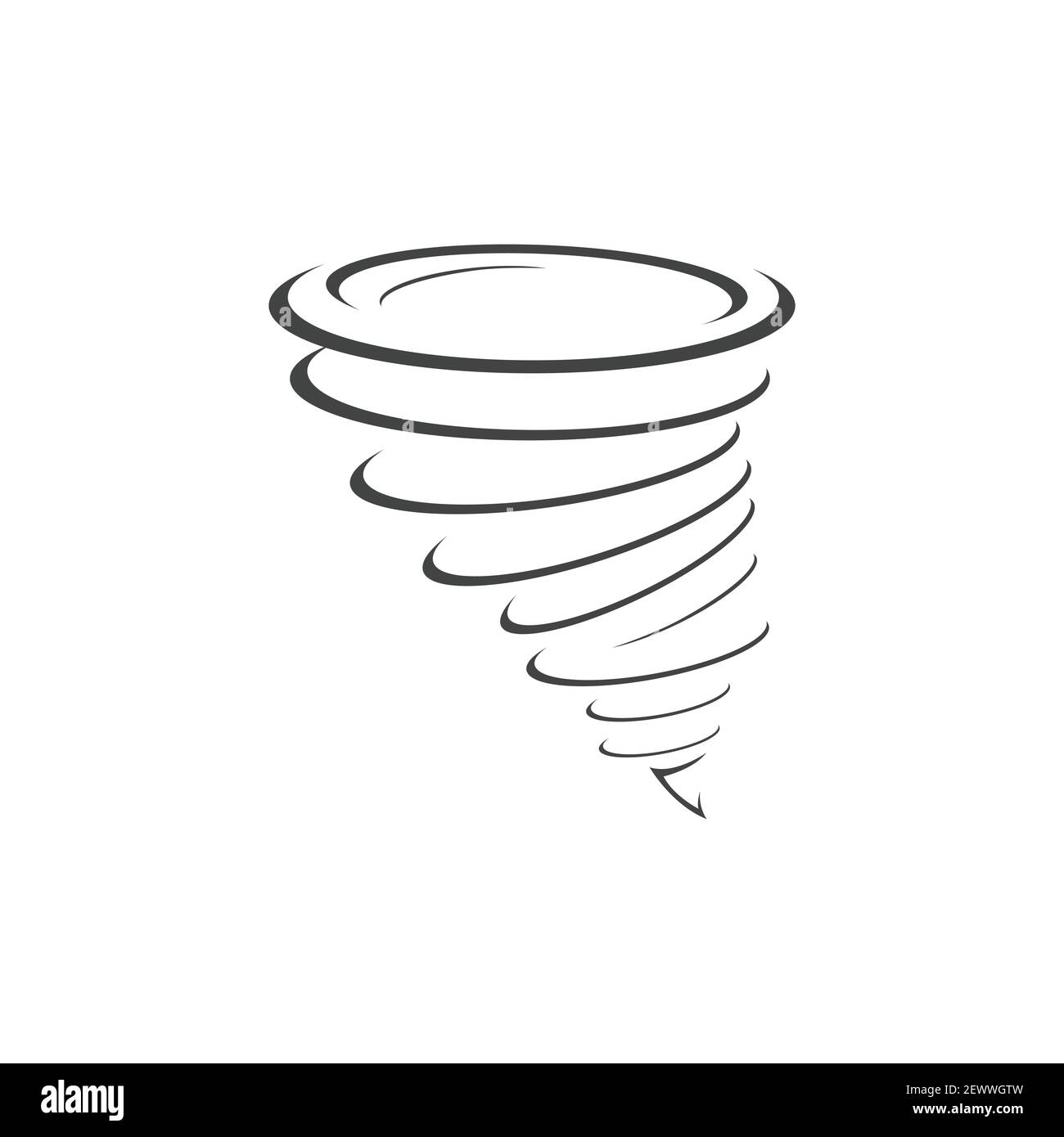 Tornado and cyclone logo symbol vector illustration design Stock Vector ...