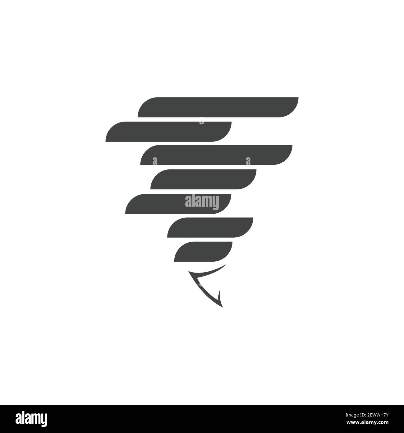 Tornado and cyclone logo symbol vector illustration design Stock Vector ...