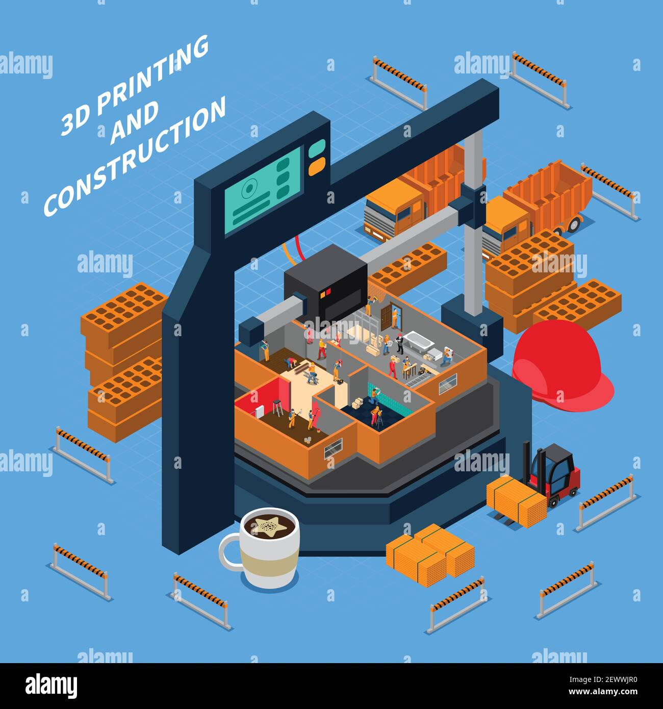 Printing facilities Stock Vector Images Alamy