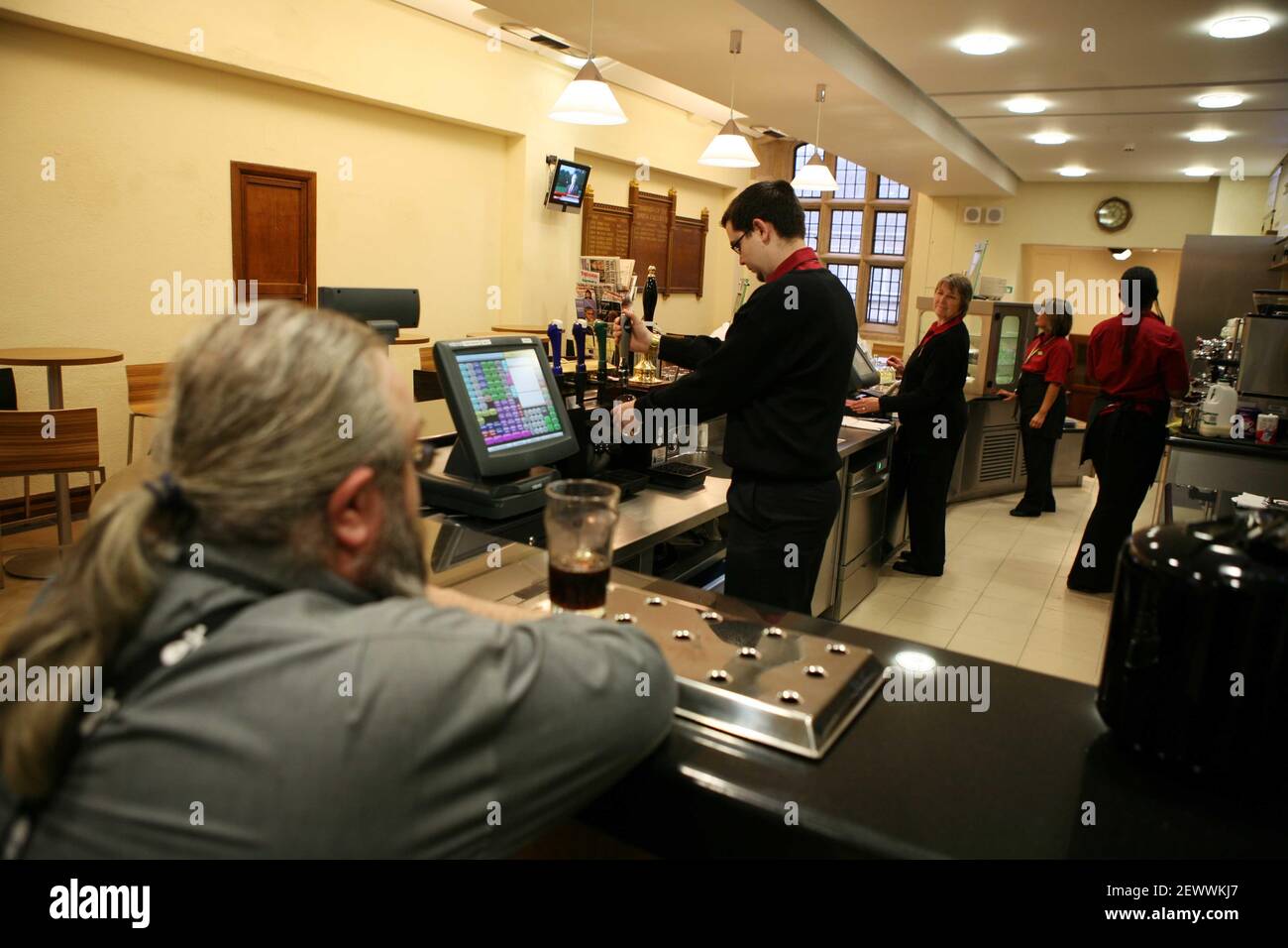 The new Press bar in the House of Commons Westminster parliament pic David Sandison Stock Photo