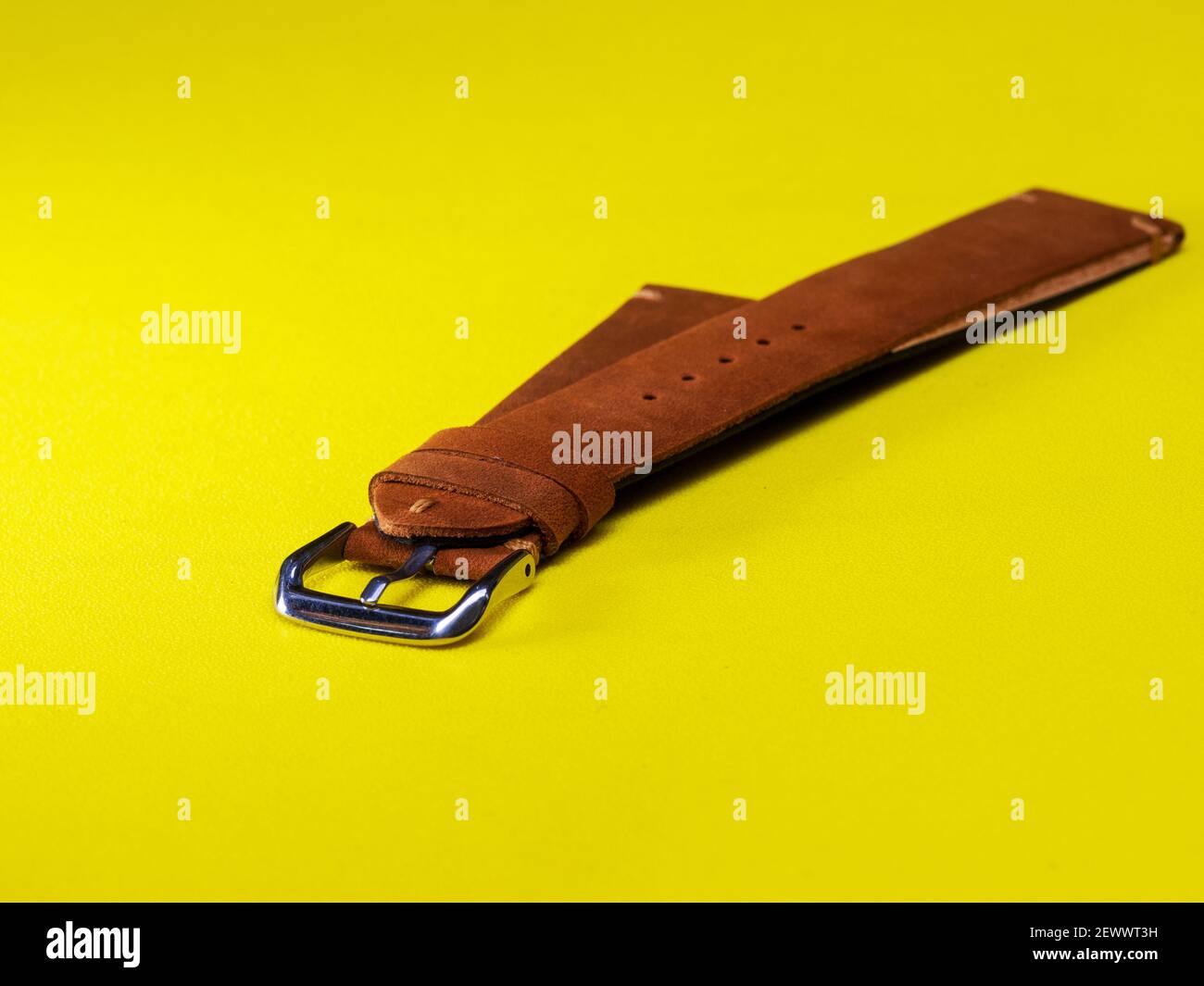 Beautiful leather watch straps Stock Photo Alamy