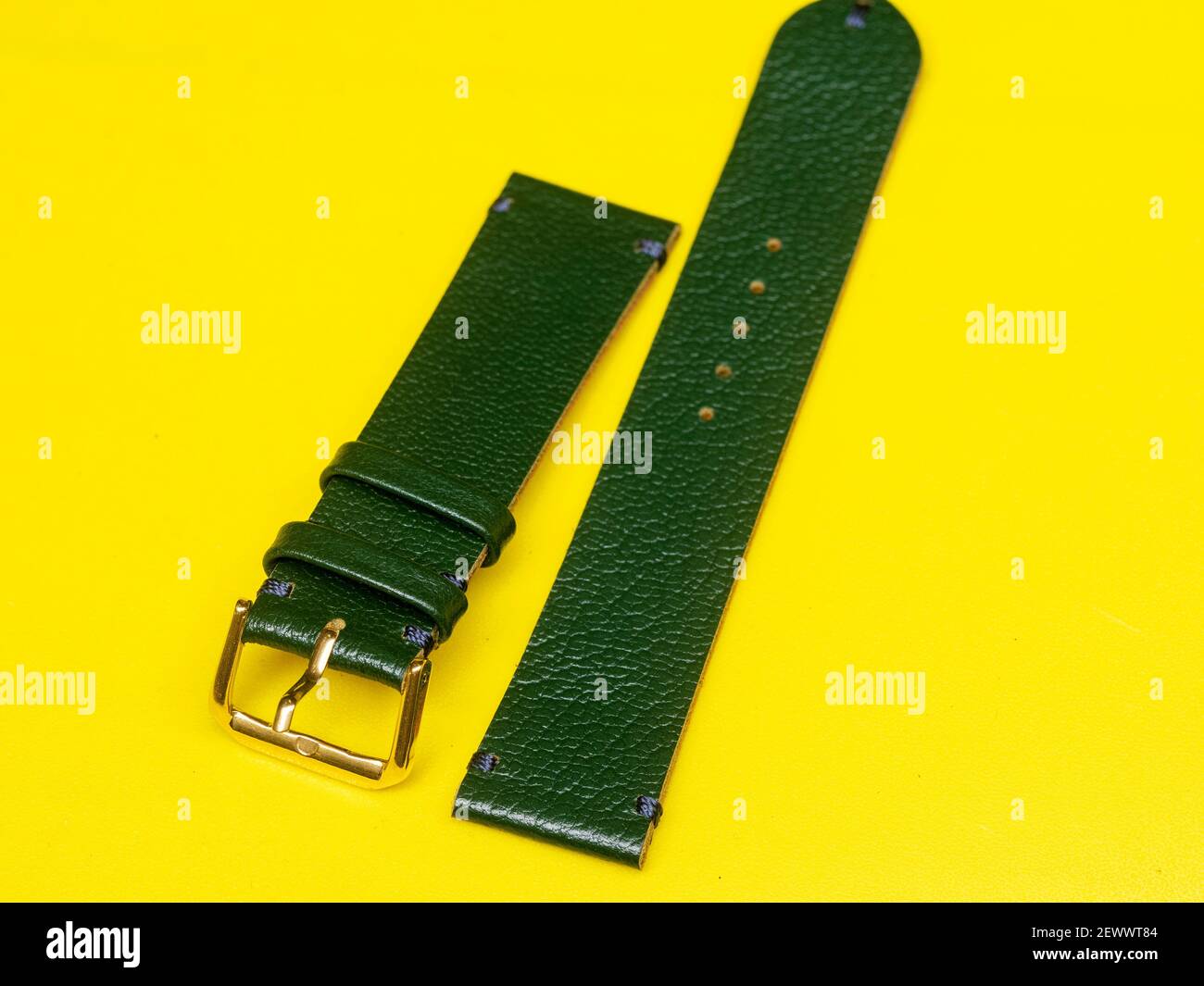 Beautiful leather watch straps Stock Photo Alamy
