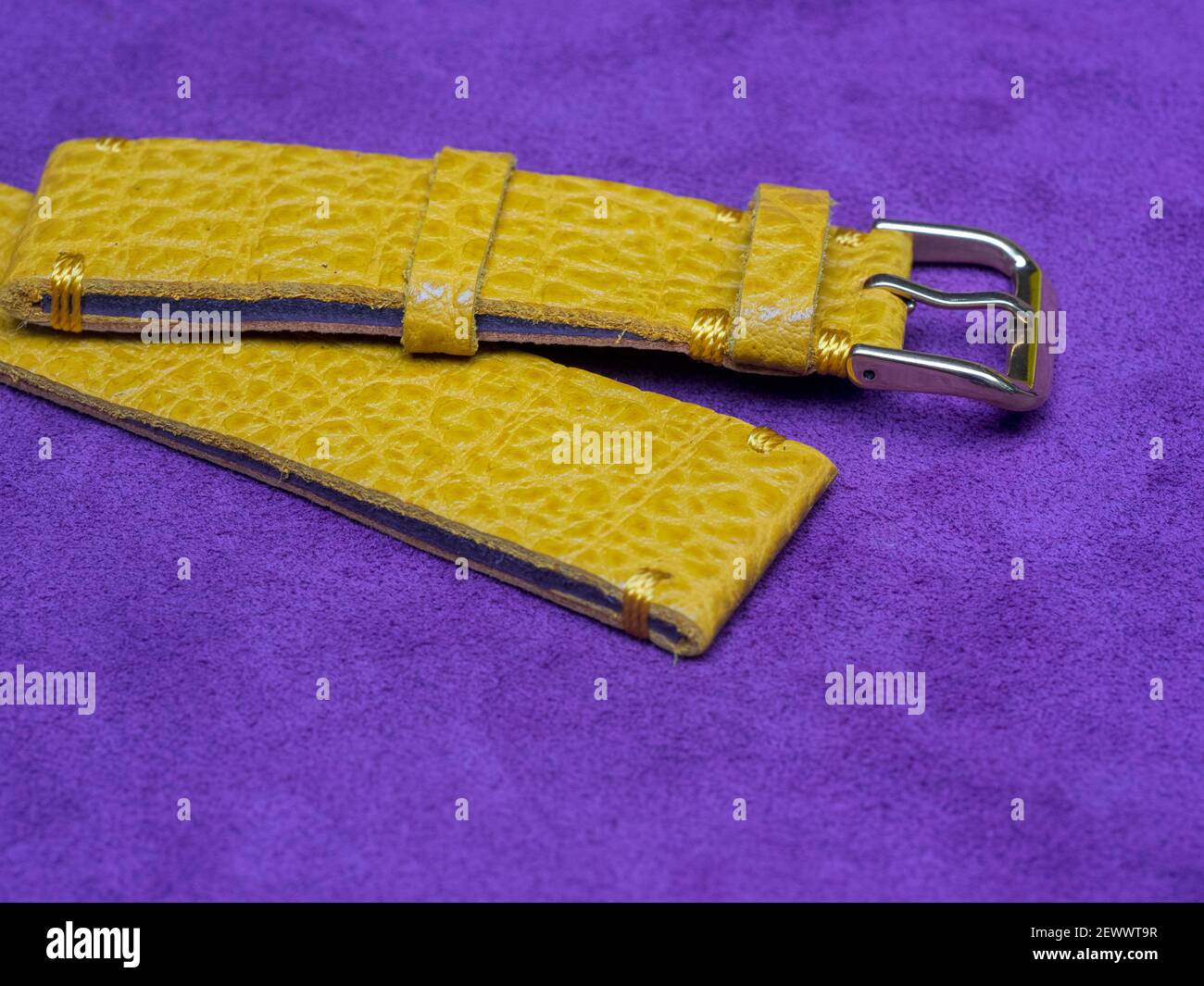 Beautiful leather watch straps Stock Photo Alamy