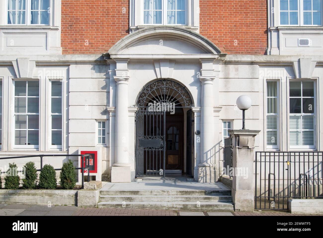 Acton Town Hall Municipal Civic Architecture by Raffles and Gridley Stock Photo Alamy