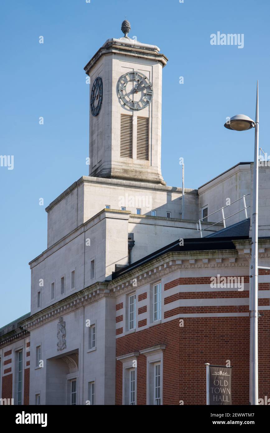 Acton Town Hall Municipal Civic Architecture by Raffles and Gridley Stock Photo Alamy