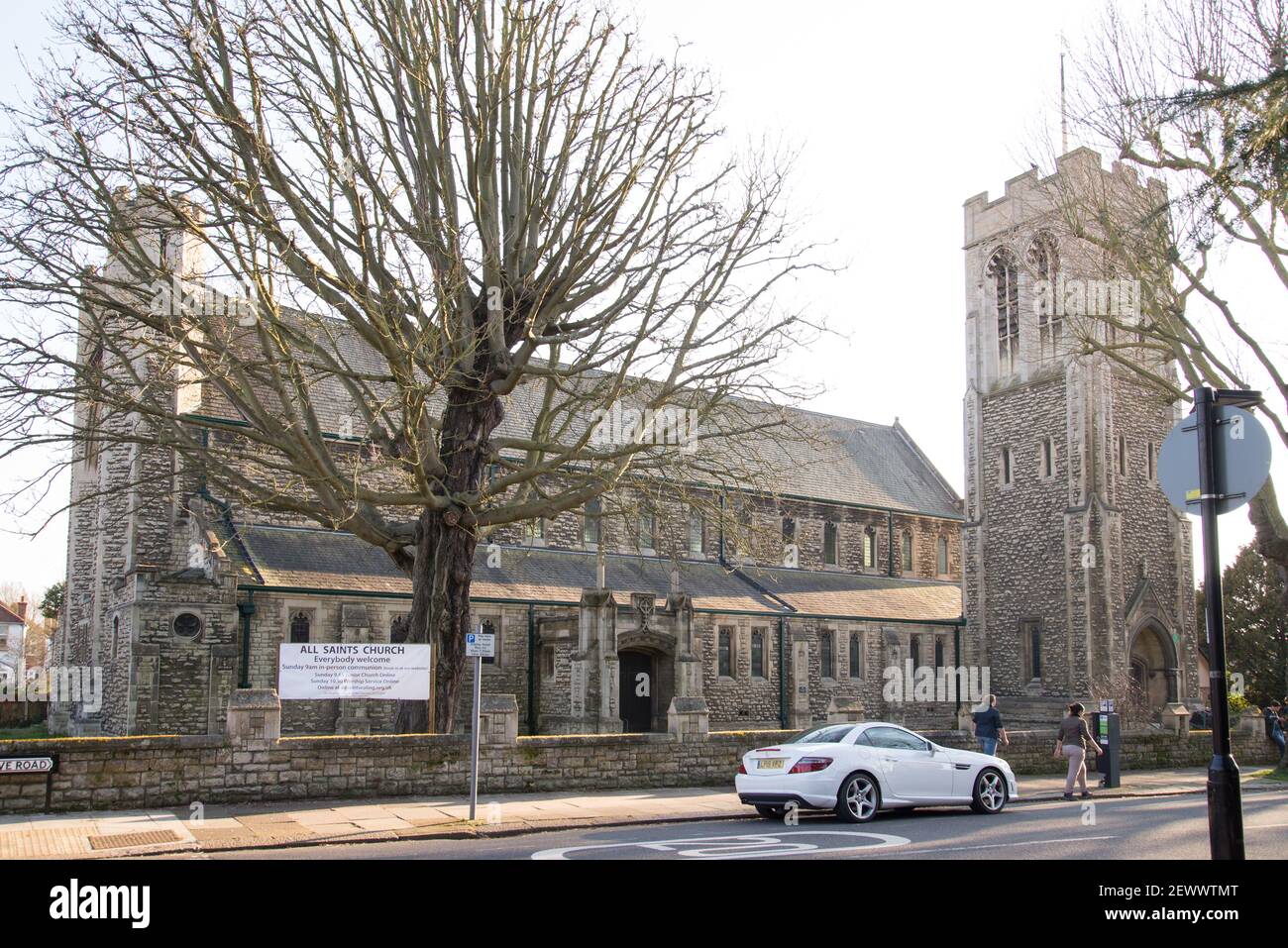 All Saints Church Elm Grove Road by William Alfred Pite Stock Photo Alamy
