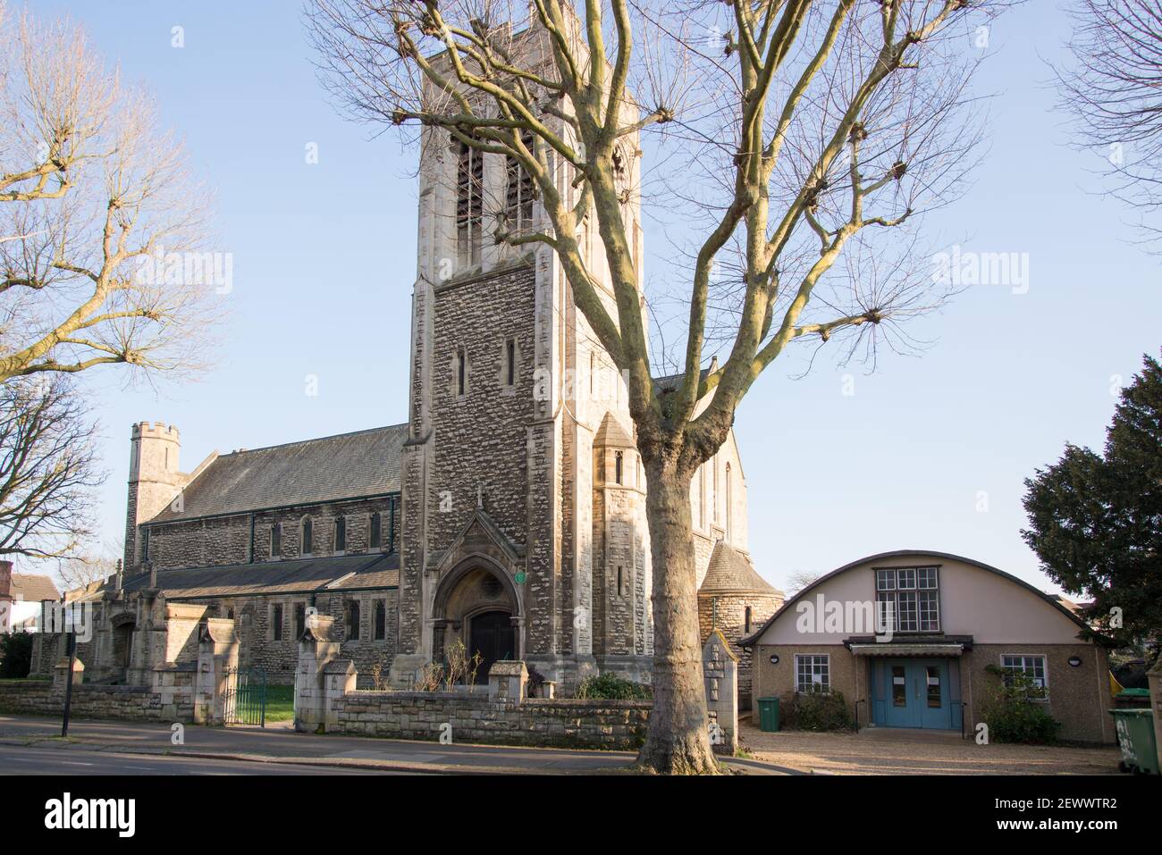 All Saints Church Elm Grove Road by William Alfred Pite Stock Photo Alamy