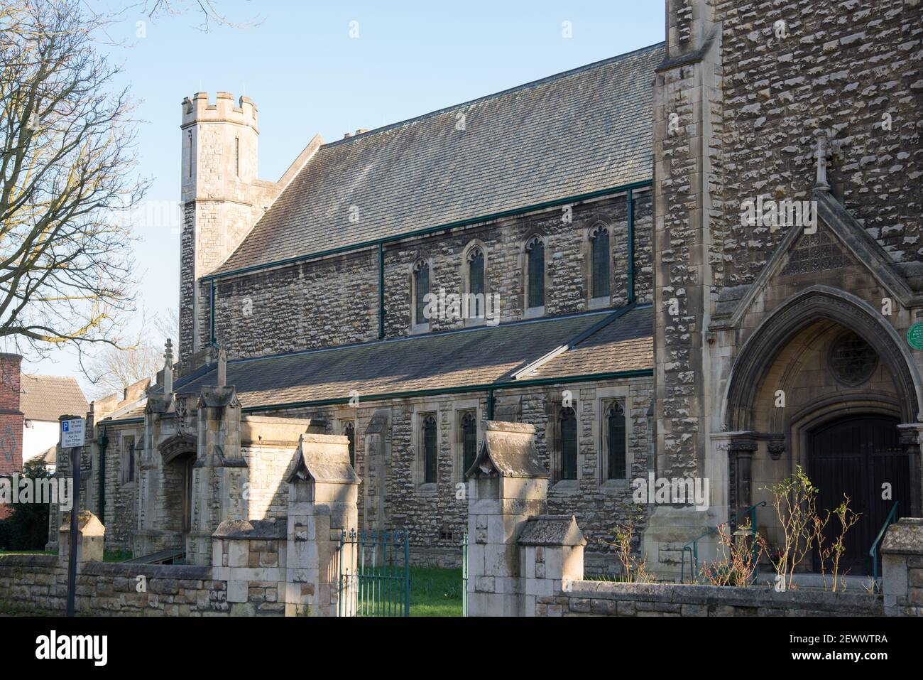 All Saints Church Elm Grove Road by William Alfred Pite Stock Photo Alamy