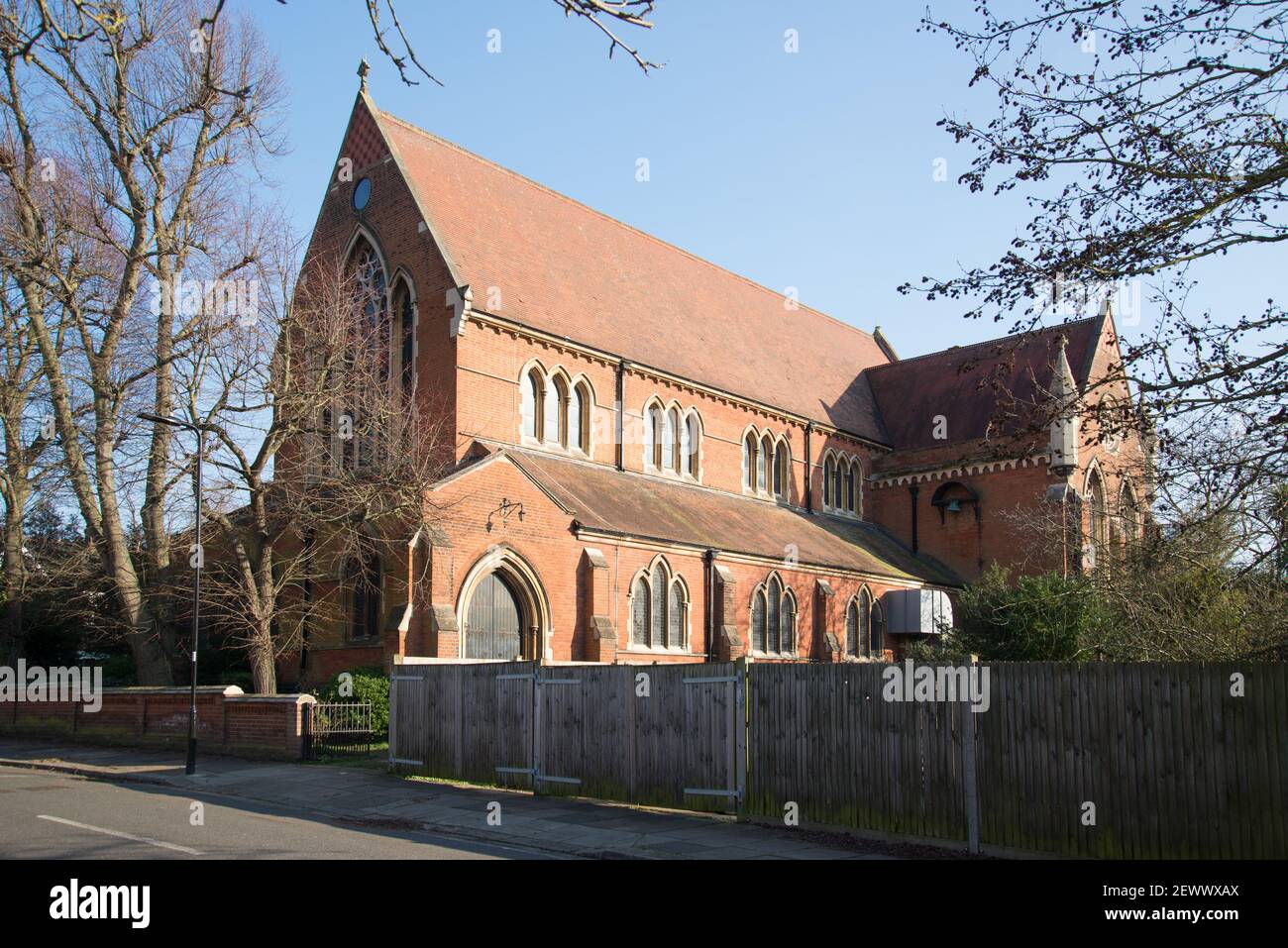 St. Martin’s Church Hale Gardens Ealing by Edward Monson Stock Photo