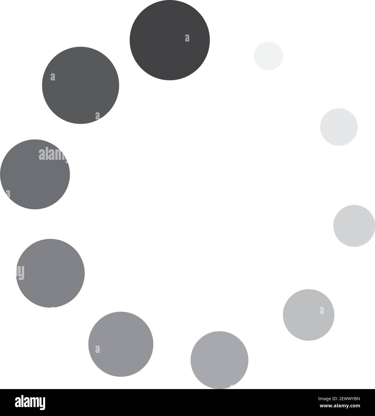 loading indicator icon vector illustration design template Stock Vector