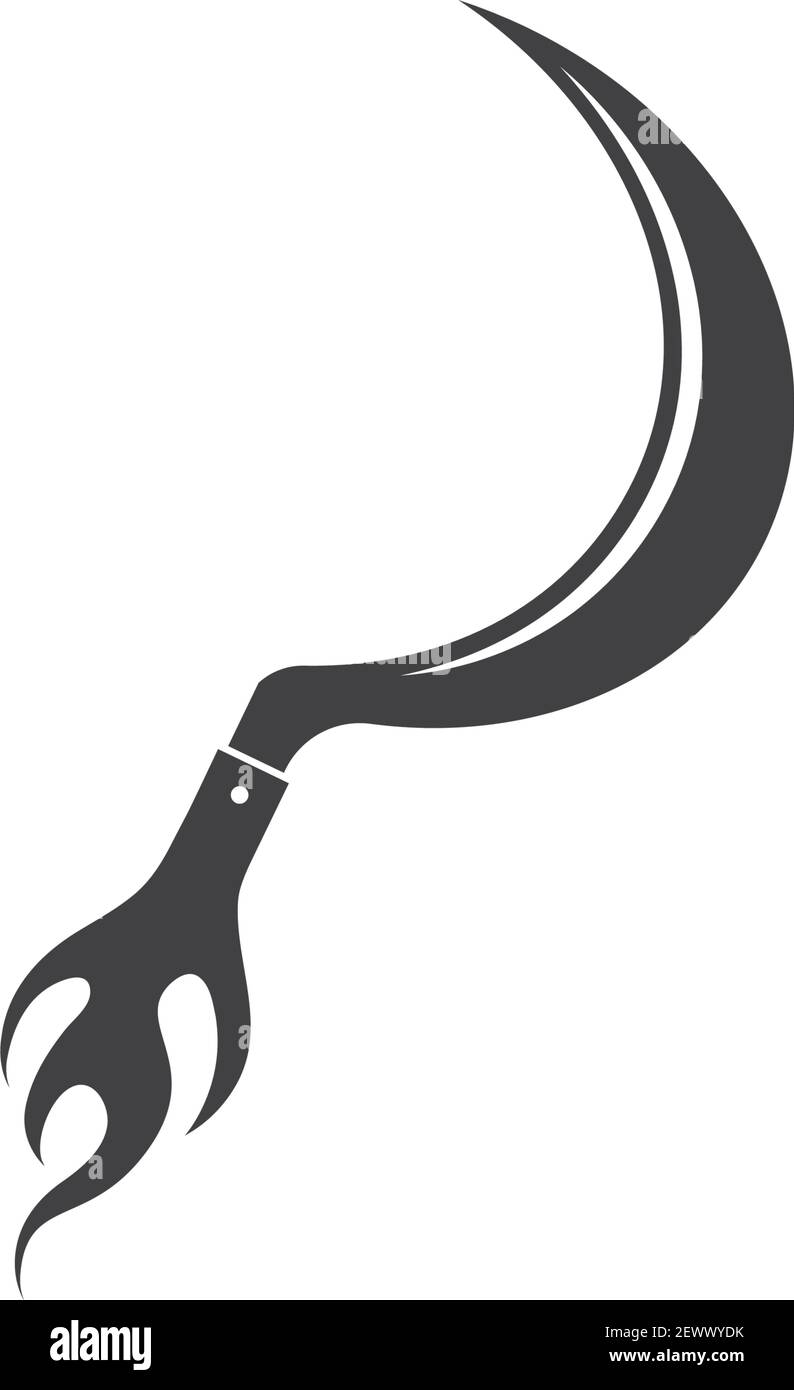 sickle icon vector illustration design template Stock Vector Image