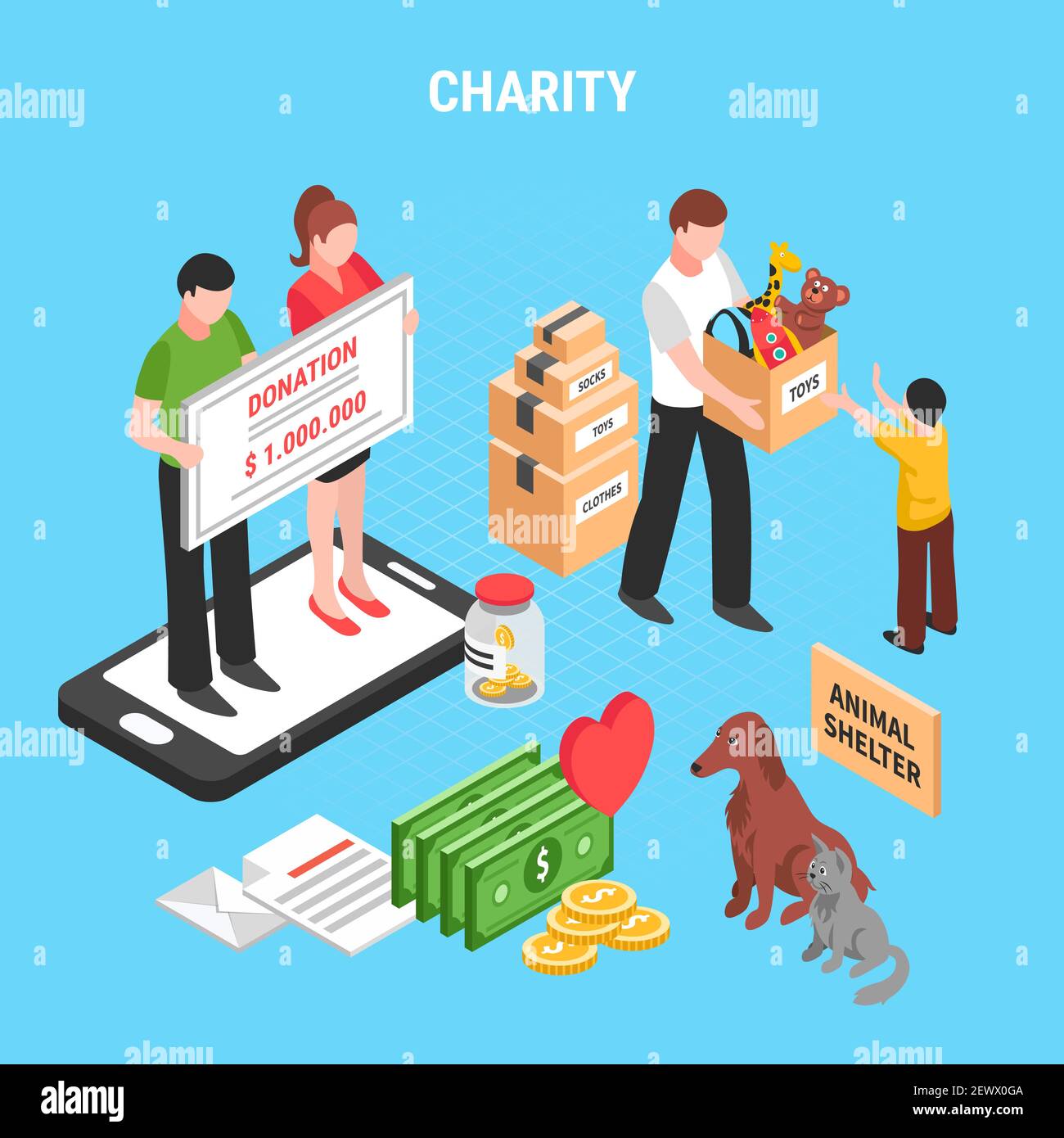 Homeless shelter children Stock Vector Images - Alamy