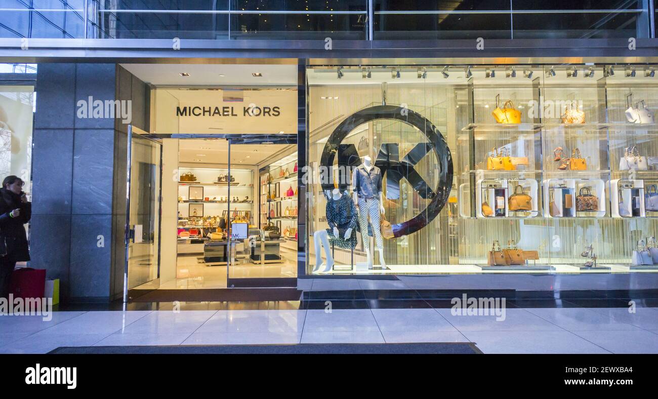 A Michael Kors store in the Time Warner Center in New York on Thursday,  February 5, 2015. Michael Kors Holdings Ltd. announced that it is changing  its name to Capri Holdings although