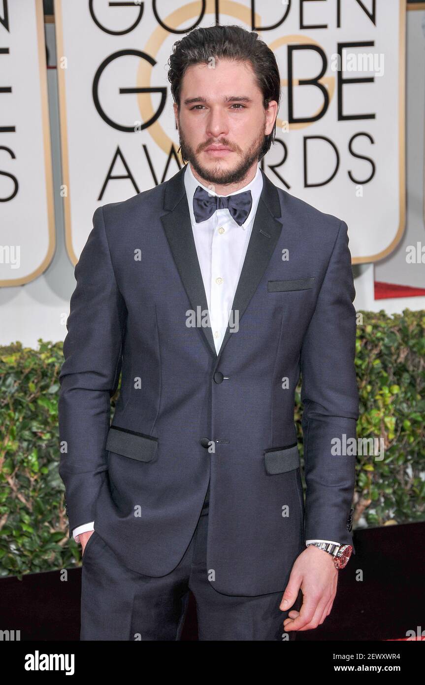 Actor Kit Harington arrives at the 72nd Annual Golden Globe Awards held at  the Beverly Hilton Hotel in Los Angeles, CA on January 11, 2015. (Photo By  Sthanlee B. Mirador/Shooting Star) ***