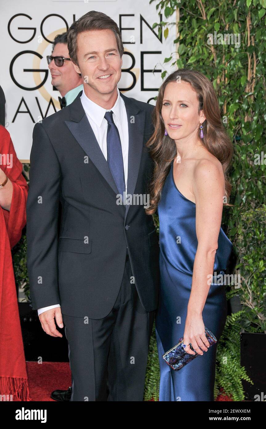 Actor Edward Norton arrives at the 72nd Annual Golden Globe Awards held